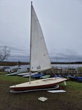Laser 1 Sailing Dinghy with Launching Trolley