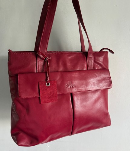 Rowallan red leather shoulder - red,