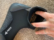 Alder Neoprene Edge 5mm Wetsuit Boots, size 7, excellent condition