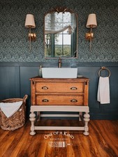 Antique Vintage Solid Oak