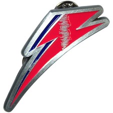 David Bowie Flash Pin Badge