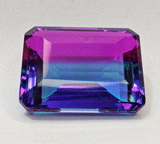Emerald Cut Ametrine Bi-Colour
