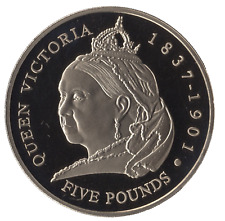 2001 Guernsey £5 Proof Coin