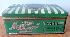 Vintage Maison Lyons Toffee Tin J Lyons London