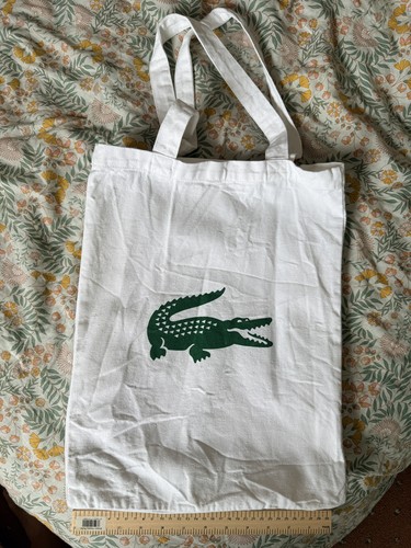 Lacoste cotton tote beach - ,