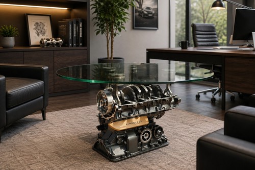 Cbr1000rr engine coffee table - coffee,