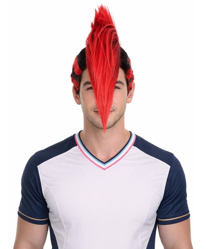 Men mohawk short punk - men's, rock