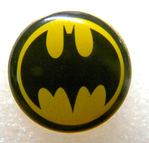 Batman logo pin - , round