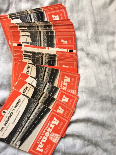 Arsenal home programmes - arsenal, 1962