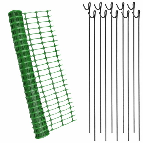 Green plastic mesh safety - green,