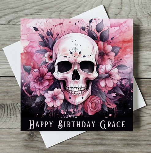 Personalised gothic birthday - gothic,