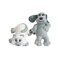 Pound Puppies Purries Cat and Dog Figures Vintage 90's