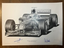 F1 Red Bull Sauber Signed Art