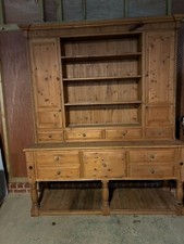vintage pine welsh dresser