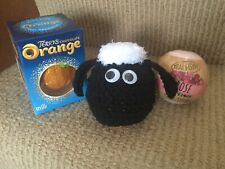 ?1 handmade crocheted  Shaun the sheep inspired chocolate orange cover   ?