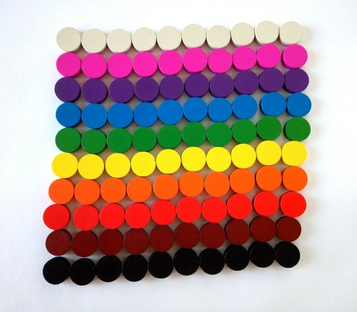 15mm round wooden - wooden, counters