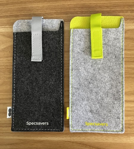 Specsavers grey felt - felt, soft