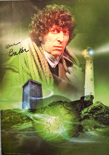 Tom baker who - hand, singed