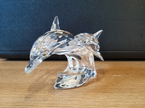 Swarovski dolphins lead - dolphins, me'