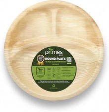 10 Inch Areca Round Palm Leaf