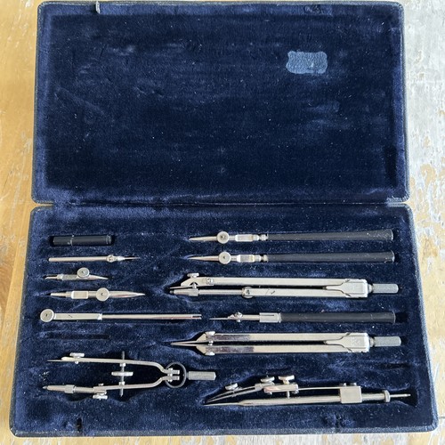 Vintage technical drawing set - technical,