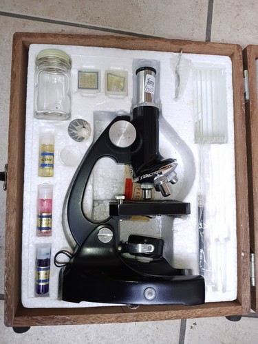 Antique vintage microscope - antique,