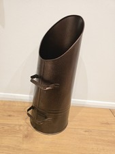 Bronze Metal Two handled Coal Hod / Scuttle