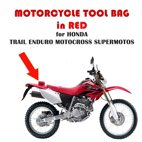 Motorcycle tool bag pouch - tool, red