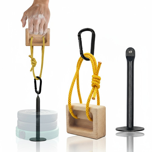 Climbing hangboard set with - set,