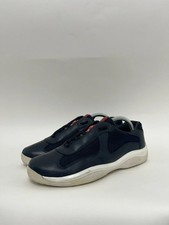 Prada Navy Blue Leather