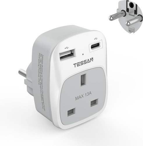 Travel adapter usb - eu, to