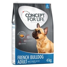Concept For Life French Bulldog Digestible Balanced Adult Dry Dog Food 4kg PACK