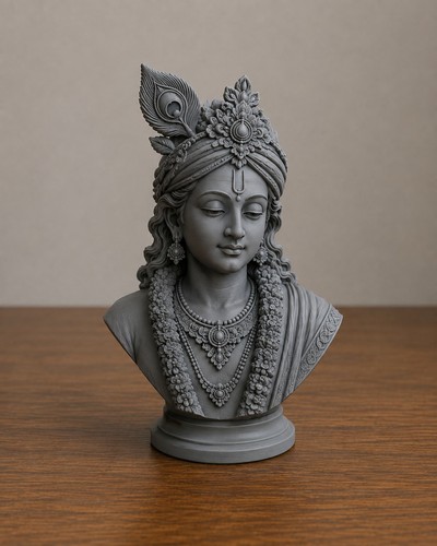 Lord krishna bust - bust, statue