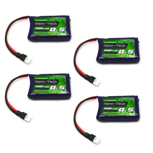 4pcs turnigy nano tech 500mah - turnigy,