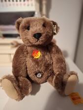 STEIFFS PENDANT WATCH TEDDY BEAR  1993 WHITE TAG LTD EDITION NO: 00496 OFF 3000