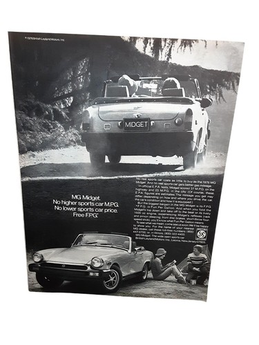 1976 midget convertible - mg,