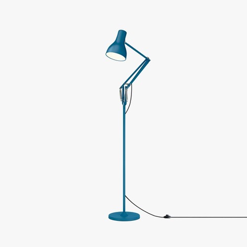 Floor lamp blue adjustable - blue,