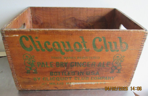 Vintage wooden soda crate - vintage,