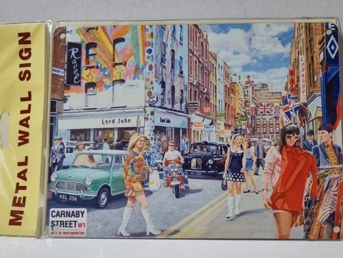 Metal wall sign - sign, carnaby
