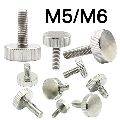 Flat head knurled - head,