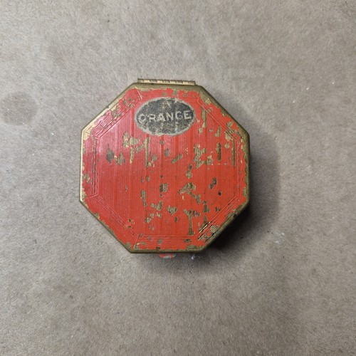 Antique art deco orange - art,
