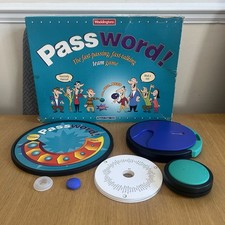 Password Game Waddingtons Rare Vintage 1995 Working Missing 1 Card & 1 Counter