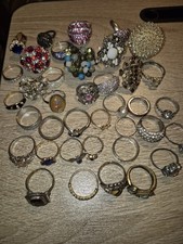 Job Lot Vintage Modern Rings Satisfactory Ref2