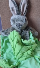 Hand puppet rabbit in Lettuce. The Puppet Company, Plush Rabbit  vgc