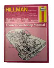 Haynes Workshop Manual Hillman