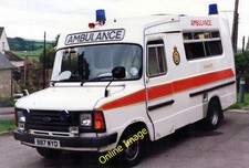 Ambulance Photo 6x4 Reg No