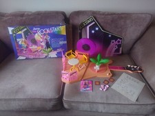 1986 Barbie Rockstars Disco Cafe - Mattel Doll Playset NOT complete