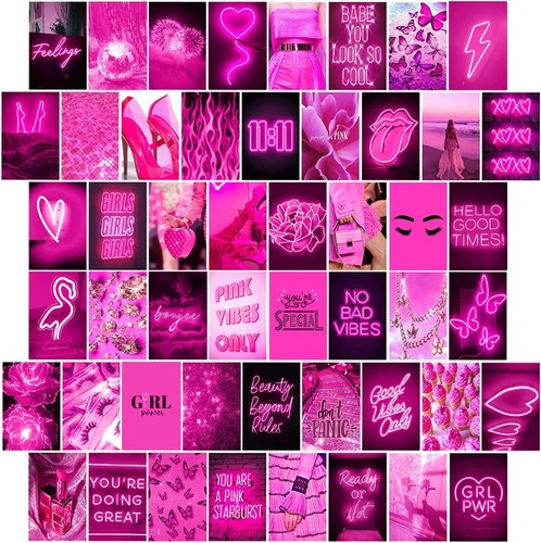 Woonkit pink wall collage kit - pink,