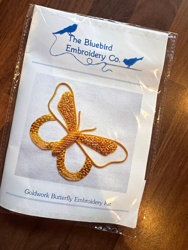 The bluebird embroidery - the,