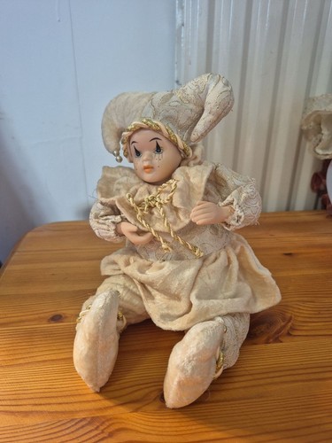 Vintage porcelain harlequin - porcelain,